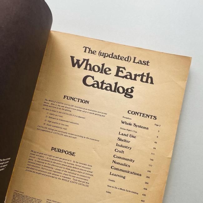 The (updated) Last Whole Earth Catalog: access to tools The (updated) Last Whole Earth Catalog: access to tools