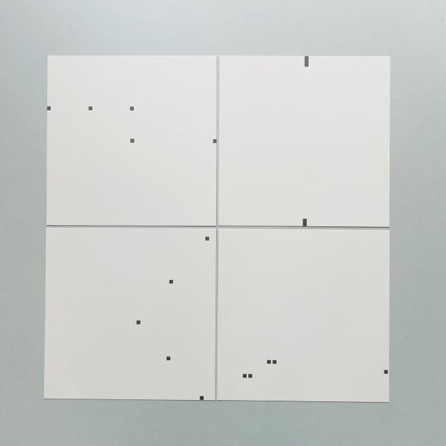 Kurt Hauert: Five Squares on an Adventure 5つの正方形の冒険