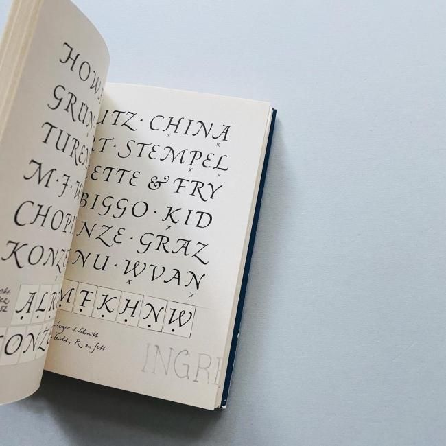 About Alphabets｜Hermann Zapf へルマン・ツァップ
