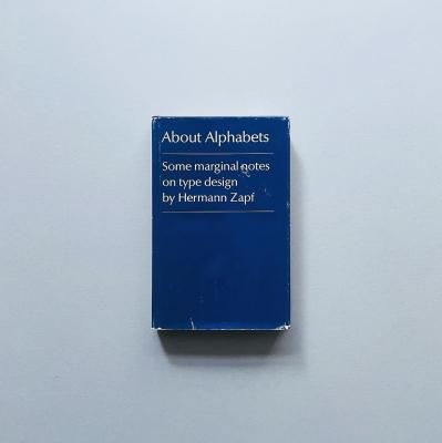 About Alphabets<br>Hermann Zapf<br>إޥ󡦥ĥå