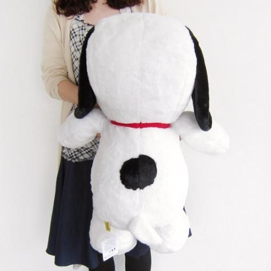 スヌーピー ぬいぐるみ 2L ブラック ハグハグ - キャラクター