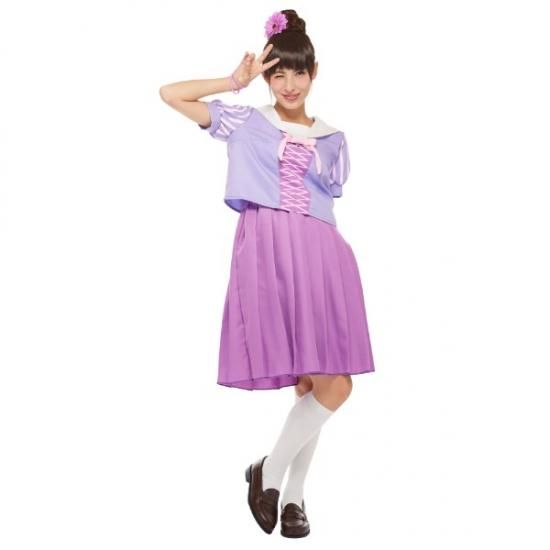 ディズニー コスチューム 大人用 ラプンツェル スクールユニフォーム