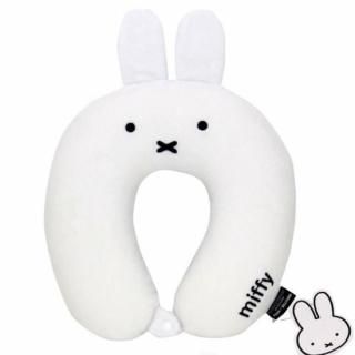 店内セール開催中!10％オフ対象商品! ブルーナ ミッフィー 低反発まくら ミッフィー ネックピロー ホワイト グッズ