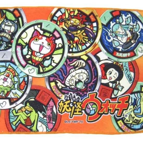 マイクロファイバー マフラータオル (フェイスタオル) メダル 妖怪