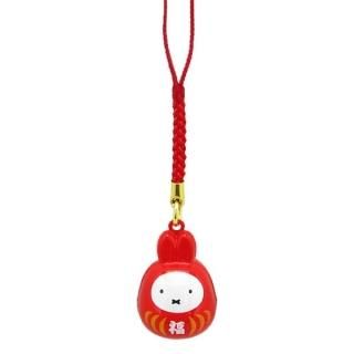 店内セール開催中!10％オフ対象商品! ミッフィー 福だるま 根付け鈴 (ストラップ/マスコット) miffy