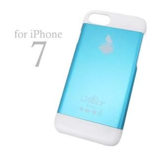 アリス iPhone7専用 アルミケース (アイフォンケース iPhone 7 対応) ブルー (ふしぎの国のアリス) ディズニー