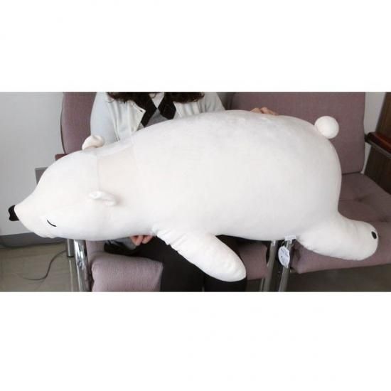 Amazon.co.jp: ぬいぐるみ シロクマ 大きい 熊 生々しい 抱き枕