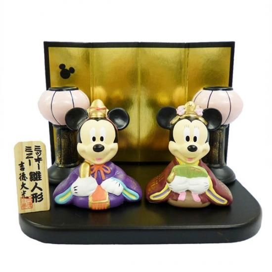 ✨再お値下げ✨ディズニーミッキー＆ミニー置物 陶器 - メルカリ