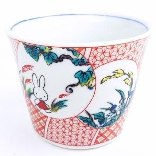 MIFFY ミッフィー ミッフィー九谷焼コレクション  蕎麦猪口 赤絵 九谷焼 コップ グラス