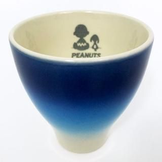PEANUTS スヌーピー グラデーション フリーカップ コップ ブルー  (MCOR)(MCD)