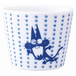 染付風 そば猪口 ブルー ニャロメ (天才バカボン)(MCD)