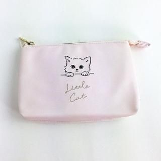 ミリミリ コネコ Wフラットポーチ グッズ  (MCOR)(MCD)