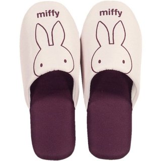 ミッフィー miffy スリッパＬ ボアッパミッフィー  BR ブラウン 23〜25cm