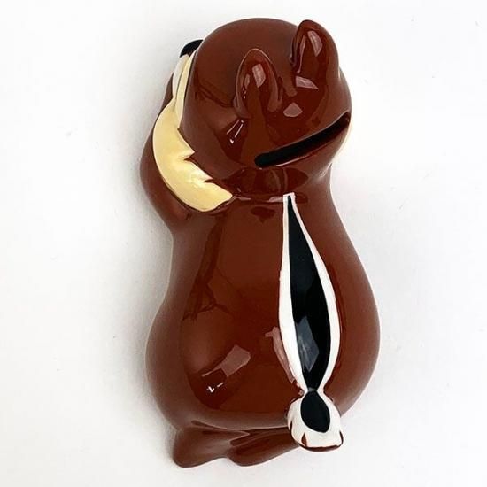 ディズニー チップとデール おやすみバンク 貯金箱 コインバンク