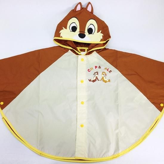 なりきりポンチョ チップ 雨具 カッパ ディズニー 子ども キャラクターショップ Perfect World Tokyo