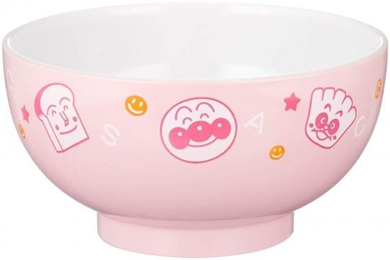アンパンマン 塗汁椀 お椀 茶碗 S ピンク キャラクター電子レンジ対応塗汁椀シリーズ キッチン用品 キャラクターショップ Perfect World Tokyo