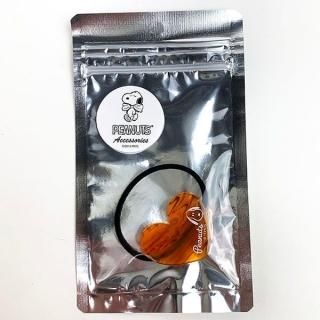 SNOOPY ロゴ ヘアポニー ヘアゴム アクセサリー BR グッズ(MCD)
