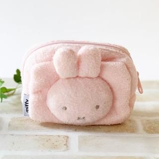 ミッフィー miffy もこもこポーチ ピンク 小物入れ  