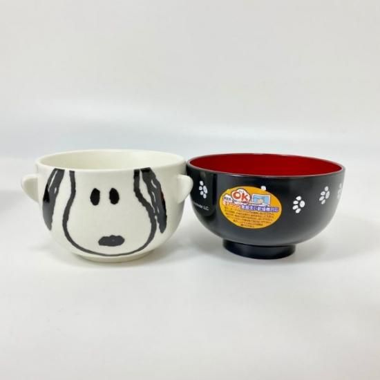 SNOOPY スヌーピー 汁椀、茶碗セット ミニ SNOOPY スヌーピー 汁椀、茶碗セット ミニ