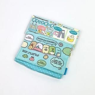 サンエックス すみっコぐらし ハッピースクール ポケットポーチ ポーチ 移動ポケット 子供ポケット  グッズ