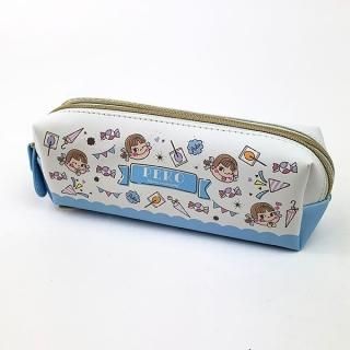 ペコちゃん PEKO Wファスナーペンケース BL おかしパーティー ペンポーチ Wファスナー ポーチ グッズ  (MCOR)