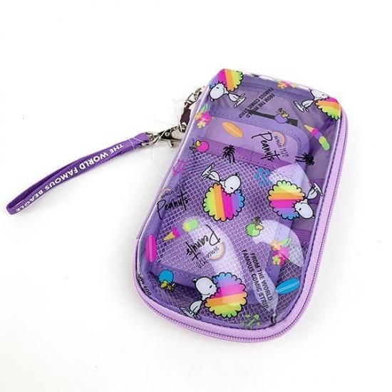 SNOOPY スヌーピー マルチACCケース PU レインボースヌーピー ポーチ