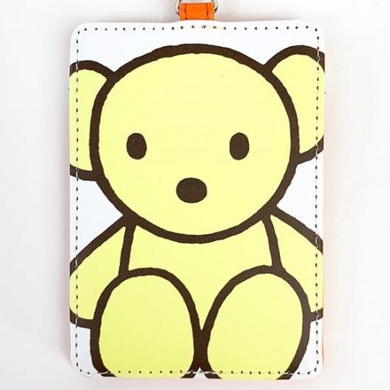 ミッフィー Miffy リール付きパスケース くまちゃん ブルーナアニマル オレンジ グッズ Mcor ミッフィー Miffy リール付きパスケース くまちゃん ブルーナアニマル オレンジ グッズ Mcor