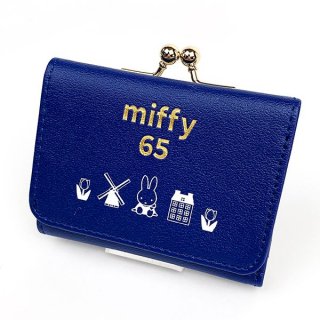 ミッフィー miffy コンパクト財布 ダッチモチーフ 65th ミッフィー  三つ折り財布 コインケース 白 グッズ  (MCOR)