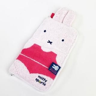 ミッフィー ドットポーチ MIFFYスポーツ タオル ポーチタオル ポーチ ドリンクカバー 水色 グッズ