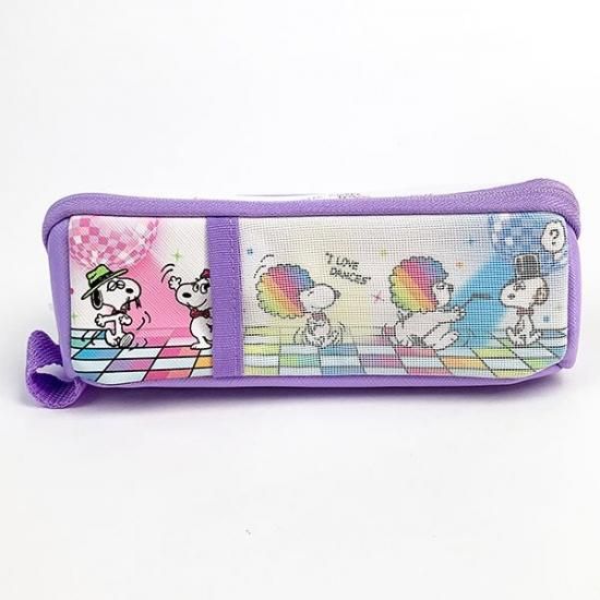 Snoopy スヌーピー ガバッとペンポーチ パーティーレインボーsn ペンポーチ ペンケース 筆箱 紫 グッズ Mcor Snoopy スヌーピー ガバッとペンポーチ パーティーレインボーsn ペンポーチ ペンケース 筆箱 紫 グッズ Mcor
