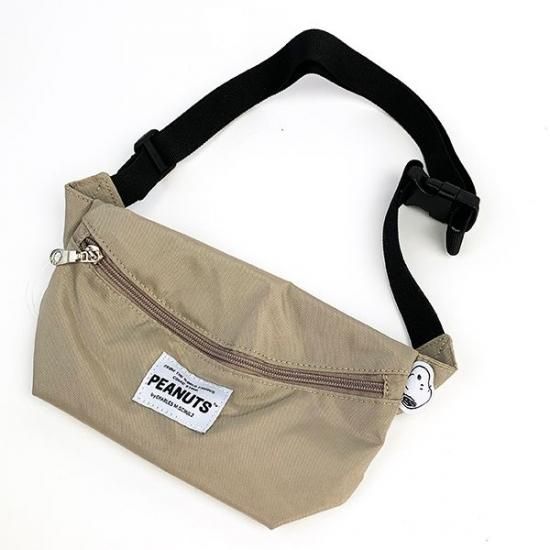 スヌーピー SNOOPY ウエストポーチ BE スヌーピー ポーチ バッグ