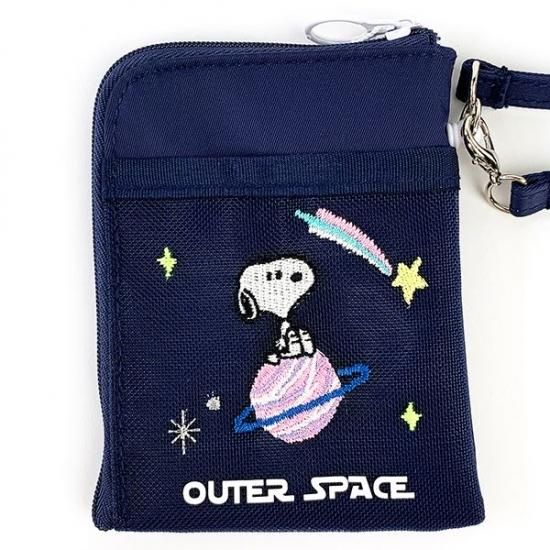 スヌーピー デイリーポーチ Nvアウトスペース スヌーピー ポーチ メイクポーチ 化粧入れ 小物入れ 紺 グッズ Mcor