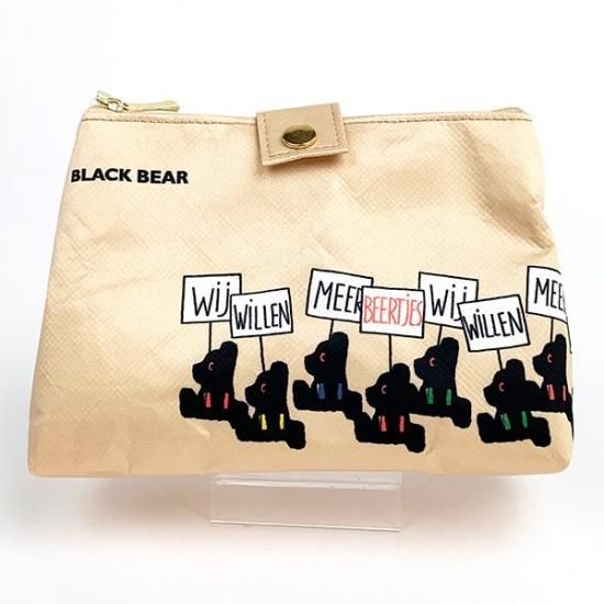 フラボアコラボ miffy希少ブラックベアダイカッドポーチBLACKBEAR フラボアコラボ miffy希少ブラックベアダイカッドポーチ