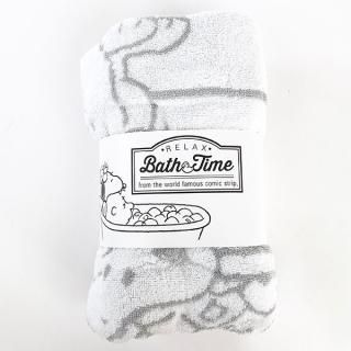 スヌーピー バスタオル WHバスタイムスヌーピー タオル  白 グッズ