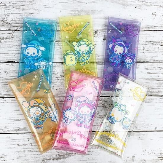 ファッション特集 おジャ魔女どれみ はづき マイメロディ クリアマルチケース ラメ 机上用品・文具収納