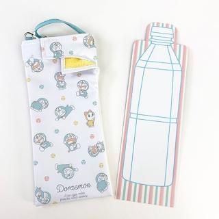 Doraemon ドラえもん くるポン 全身ちらし 雨具 KURUPON ペットボトルホルダー 折り畳み傘 収納 ホワイト