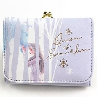 ディズニー エルサ コンパクト財布 BL エルサ 財布 プリンセス アナと雪の女王 Disney コインケース  ブルー  (MCOR)