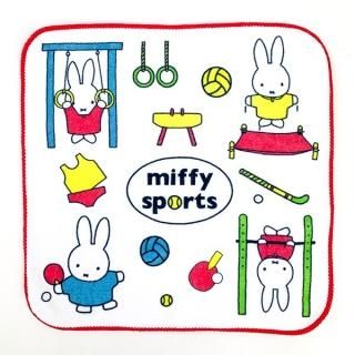 ミッフィー M/T WH スポーツミッフィー ミニタオル ミニハンカチ タオルハンカチ タオル 白 グッズ