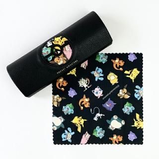 ポケモン メガネケース クラシカルBK ポケモン 眼鏡ケース グッズ イーブイ ピカチュウ ブラック  (MCOR)(MCD)