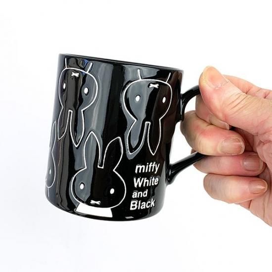 miffy ミッフィーホワイト＆ブラックマグ ブラック マグ