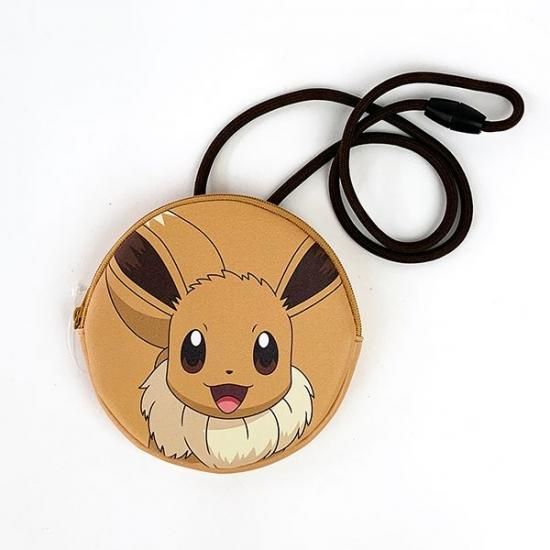 ポケットモンスター イーブイ ポケモン ネックパース コインケース 小銭ケース 財布 ポーチ 小物入れ ブラウン Mcor ポケットモンスター イーブイ ポケモン ネックパース コインケース 小銭ケース 財布 ポーチ 小物入れ ブラウン Mcor