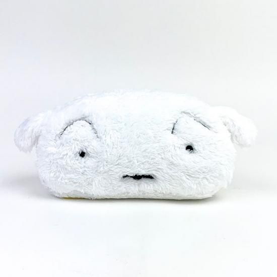 クレヨンしんちゃん シロ ぬいぐるみフェイスペンポーチ クレヨンしんちゃん シロ ペンケース ペンポーチ 筆箱 ホワイト クレヨンしんちゃん シロ ぬいぐるみフェイスペンポーチ クレヨンしんちゃん シロ ペンケース ペンポーチ 筆箱 ホワイト