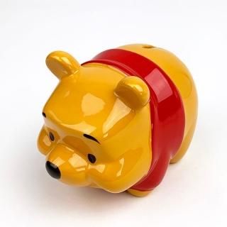店内セール開催中!10％オフ対象商品! Disney プーさん 貯金箱S プーさん ディズニー クマのプーさん バンク  イエロー グッズ