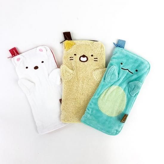 すみっコぐらし ねこ どっとポーチ すみっコぐらし パペット ねこ