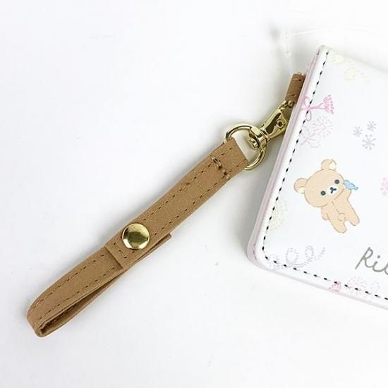 SAN-X リラックマ 2つ折りパスケース Happy Blue Bird リラックマ パス