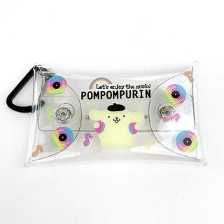 サンリオ ポムポムプリン クリアマルチケース S ディスコ クリアケース 小物入れ  グッズ  (MCOR)(MCD)