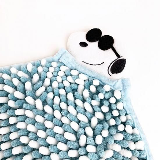 Peanuts スヌーピー Micro Mole Bath Mat バスマット マイクロモール 吸水 速乾 お風呂マット ブルー グッズ Peanuts スヌーピー Micro Mole Bath Mat バスマット マイクロモール 吸水 速乾 お風呂マット ブルー グッズ