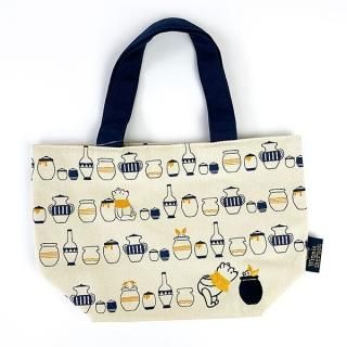 ディズニー プー Winnie The POOH Pooh Series ミニトートバッグ バッグ 巾着 刺繍 ブルー グッズ  (MCOR)