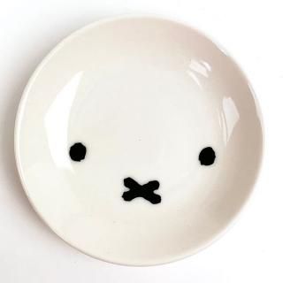 miffy ミッフィー シンプルフェイス ミニプレート スタンダード 醤油皿 小皿 プレート お顔 ホワイト グッズ 日本製(MCD)