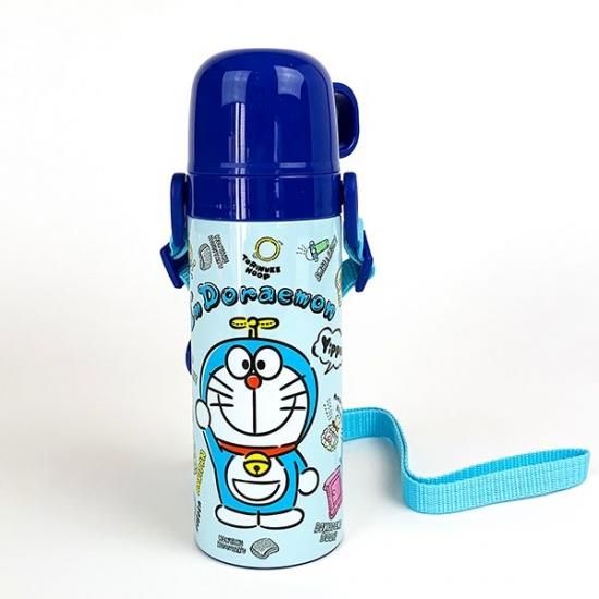 I M Doraemon ドラえもん ステンレス製携帯用まほうびん 水筒 ボトル ベビー ブルー グッズ